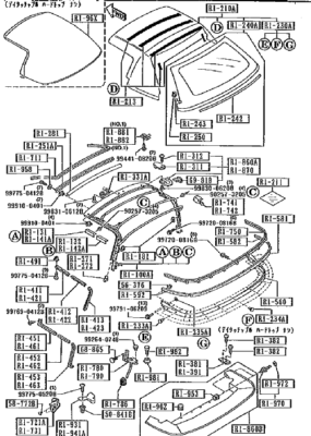 MAZDA Genuine Miata MX5 OEM Soft Top Weather Seal Gasket Left Rear