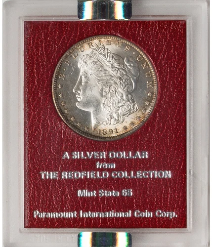 1891-S $1 Redfield Hoard MS64 NGC