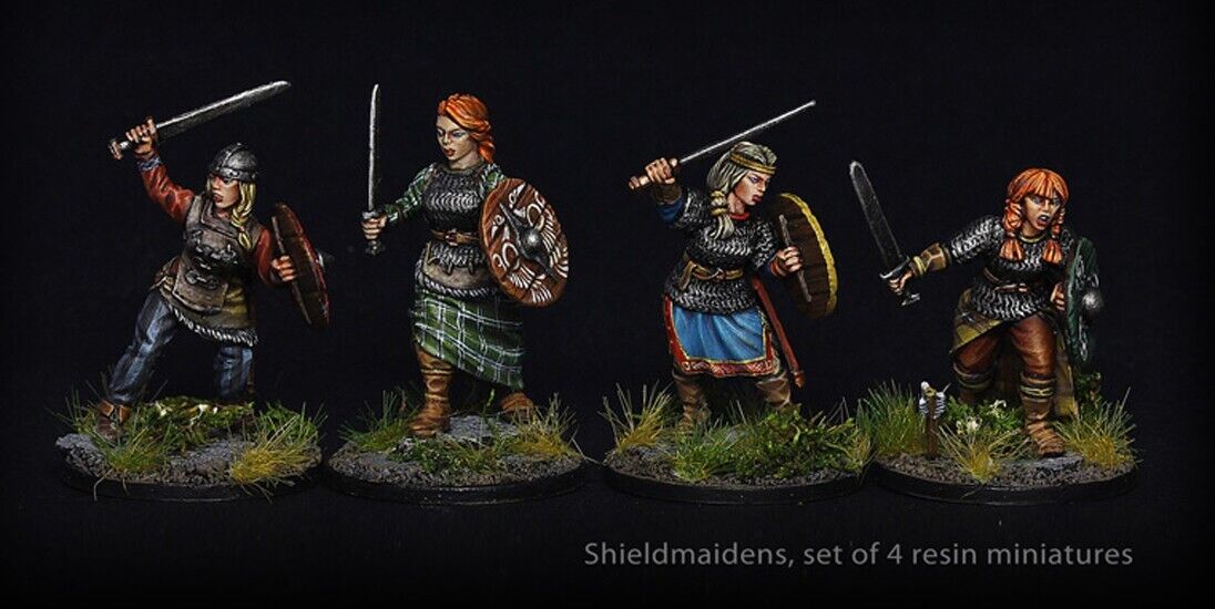 Shield Maiden miniatures for SAGA by Brother Vinni