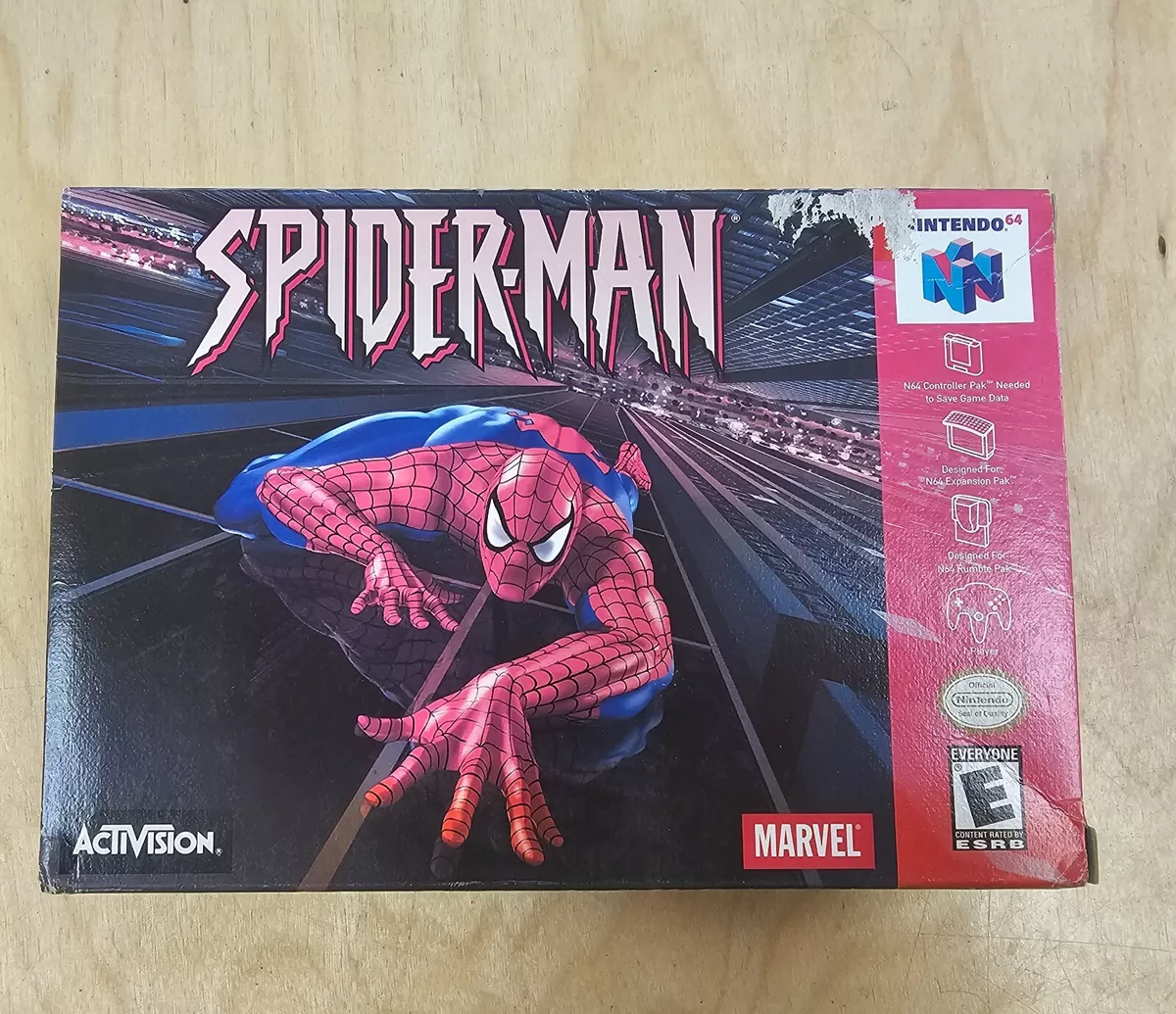 Spiderman on sale n64 cartridge