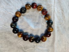 Natural stone Tiger Eye beaded bracelets bring energy and wealth to women  men 