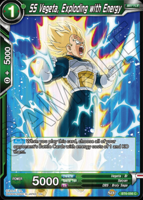 NM-Mint DBS:M SS Vegeta, Exploding with Energy - BT6-056 - C Destroyer Kings (BT