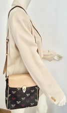 Borsa a tracolla Piero Guidi borsa a mano in pelle marrone made in Italy vint...