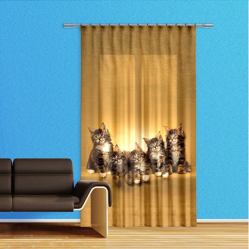 VCNY Home Tende Oscuranti A Pannello Con Occhielli - Marrone Fantasia Rami, 102x160 Cm (coppia)