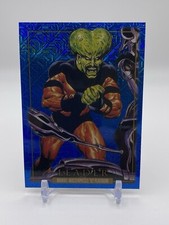 2024 SkyBox Marvel Masterpieces '92 Platinum Blue Traxx #42 Leader