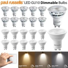LED GU10 Dimmable Bulbs Spotlight Lamp Warm Cool Daylight Downlights Light Bulbs