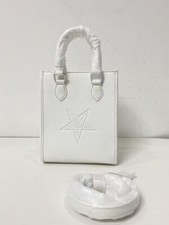 OES WHITE CROSSBODY BAG , ORDER OF THE EASTERN STAR CROSS BODY BAG WITH EMBOSS