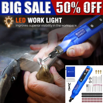 DAYPLUS DIY Multi Tool Accessory Rotary Kit 80pc Set Variable Speed Dremel Compatible