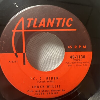CHUCK WILLIS C.C. Rider/Ease The Pain 7  NORTHERN SOUL VG LISTEN!!!!!!