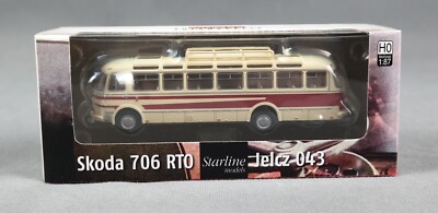 BREKINA 58235 H0,1:87 Skoda 706 RTO Lux hellelfenbein/dunkelrot NEUWARE!