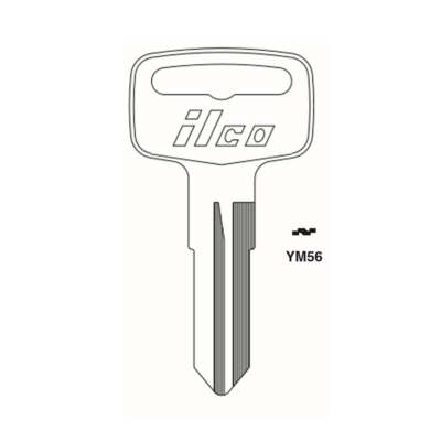 ILCO Replacement Uncut Key Blank for Yamaha Motorcycle YM56 - YAMA-16I (10 Pack)