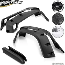 For 97-06 Jeep Wrangler TJ 7" Wide Pocket Extended Fender Flares Kit Black 6PC