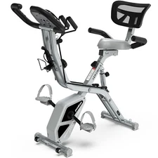 Indoor Gray Exercise Bike Stationary Bike  X-bike Workout Bike Home Fitness Bike