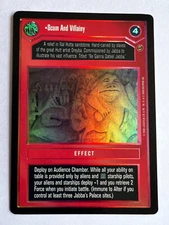 Star Wars CCG Reflections II SCUM AND VILLAINY FOIL