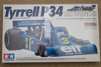 NEW Tamiya 1:12 Tyrell P34 Six Wheeler with Etching Parts Plastic