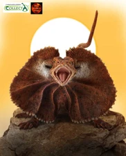 Frill Necked Lizard Reptile Toy Model Figure by CollectA 88690 New