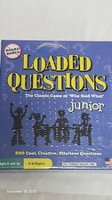 LOADED QUESTIONS JUNIOR GAME, Ages 6+, 4-6 Players New, Sealed Never Opened.
