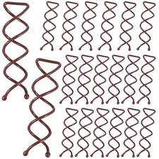20PCS Spiral Hair Pins - Corkscrew Bobby Pins for Hair Buns  Styling, Brown ...