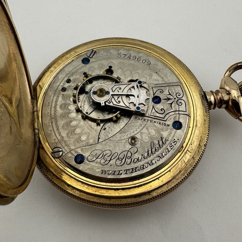 Waltham P.S. Bartlett Pocket Watch, 18s, 15J Heavy GF Case Model 1883 - RUNNING - Picture 7 of 7