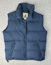Northwest Territory Puffer Down Vest Men’s Medium Blue Full Zip Pockets Vintage