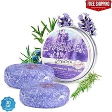 2Pcs Humby Shampoo Bar for Gray Hair Humby Purple Rain Shampoo Bar Grey New