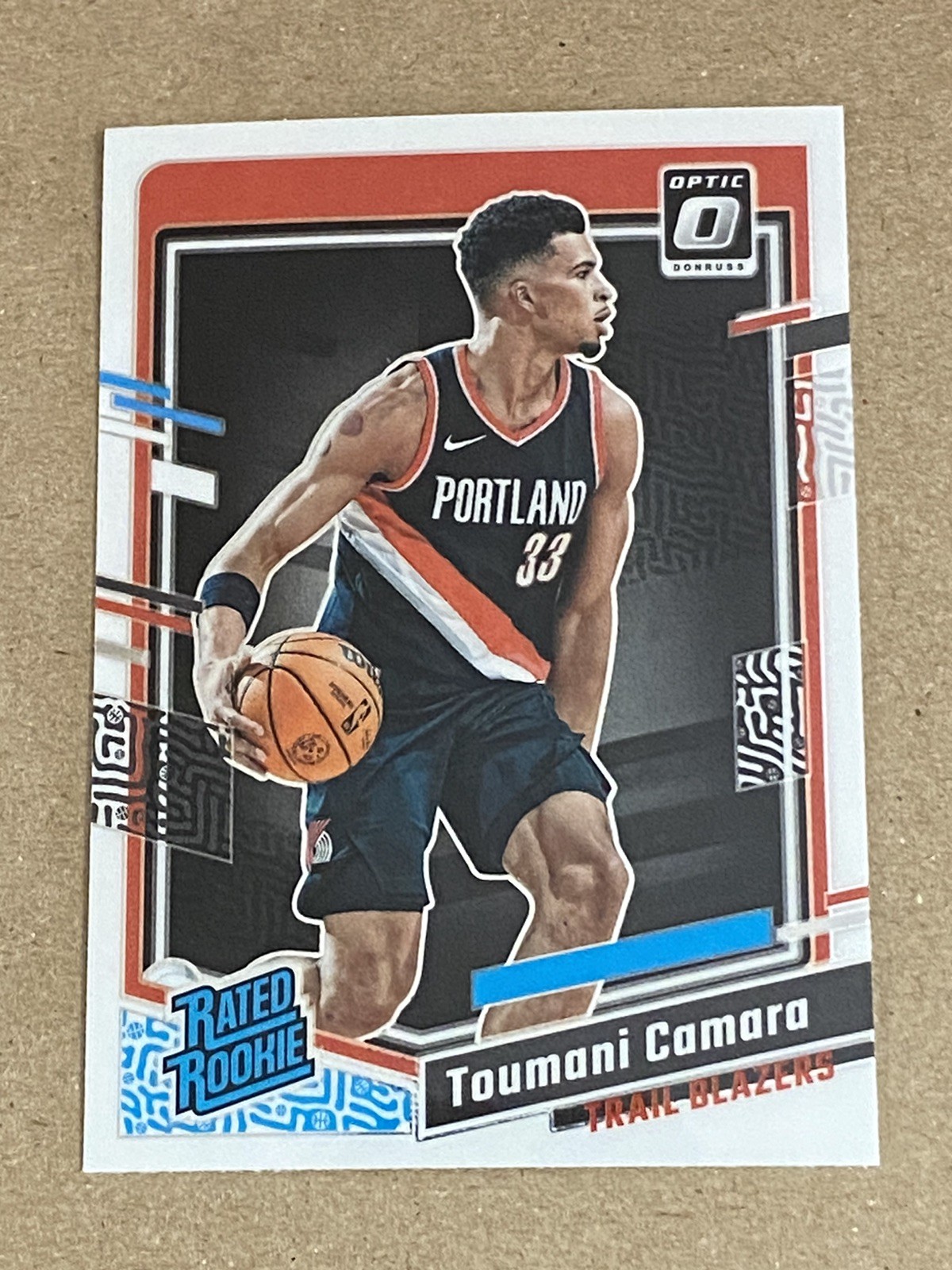 2023-24 Panini Donruss Optic - Rated Rookie Toumani Camara #204 (RC)