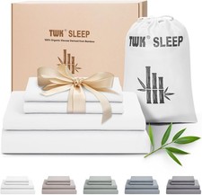 King Sheets Set,100 Viscose Derived from Bamboo Bed Sheets,Deep Pockets King