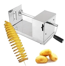 Techtongda Tornado Potato Spiral Cutter Manual Stainless Steel Twisted
