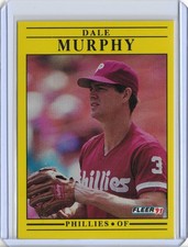 1991 Fleer - No. 409 - Dale Murphy - Philadelphia Phillies