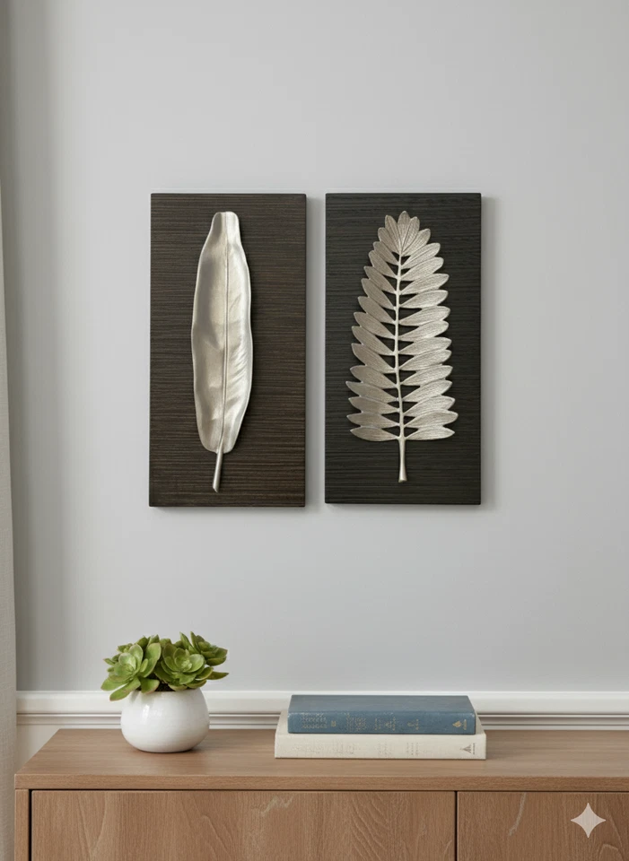 Obra de Arte Máxima/Edición Hojas de Plata 23.5 Alto por 11.75 Ancho-PESADO-ALTA CALIDAD Foto 2 de 4