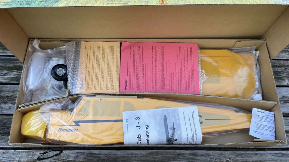 Graupner 6212 Piper Cub J-3  *unmontiert, in OVP* - Bild 2 von 4