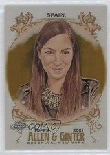 2021 Topps Allen & Ginter Chrome Gold Refractor 44/50 Sarah Spain #206 3c7