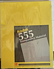 Kodak  555 CAT.  169-3043 100 Sheets 8 1/2" x 11  TRANSPARENCY MAT. New in Box