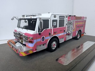 Fire Replicas 1/50 Prince George's County PGFD Pierce Velocity Engine 838 Pink