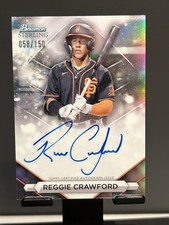 Reggie Crawford 2023 Bowman Sterling Auto 058/150 #PA-RCD