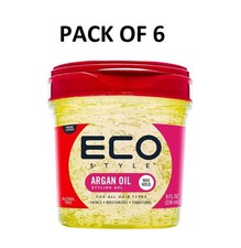 Eco Style Argan Oil Styling Gel - PACK OF 6