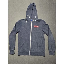 HEB Threads Signature Collection Outerwear Zip Up Hoodie Gray Small Medium