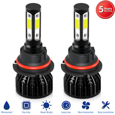 Teenram 9007 Led Headlight Bulbs Conversion Kit High Low Beam 6000k Super White