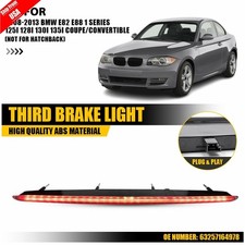 For 2008-13 Smoked Red Third Brake Light For BMW 1 Series E82 E88 128i 135i Lamp