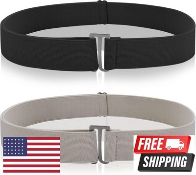 2PCS No Show Women's Stretch Belt Invisible No Show Invisible Belt Women Elastic