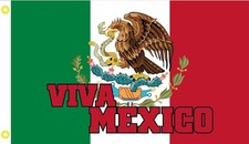 3X5 VIVA MEXICO MEXICAN FIESTA CINCO DE MAYO FLAG BANNER 100D W/ GROMMETS