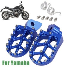 Foot Pegs For Yamaha YZ65 YZ85 YZ125 YZ250 YZ250F YZ450F WR250F Dirt Bike Blue