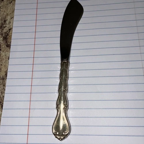 Country Manor sterling, Towle, butter knife, 7”, stainless blade, EUC