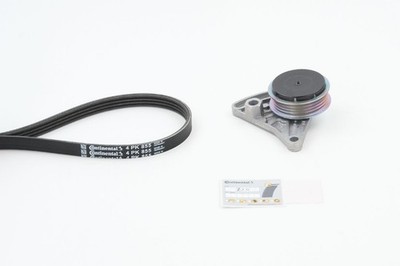 CONTINENTAL Cinghia Poly-V 4PK745 – Ricambio Compatibile Con Renault Twingo II 1.2 E 1.2 16V, Sostituto OEM 8200830181, GATES E SKF