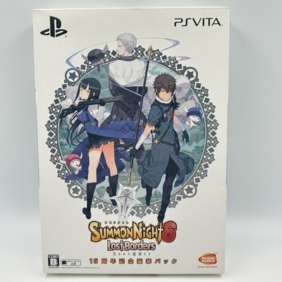 PS Vita Summon Night 6 Lost Borders 15th Anniversary Limited Edition Open Box
