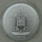 2010-P Hot Springs Arkansas 5 oz Silver Quarter .999 Fine ATB US Mint Burnished