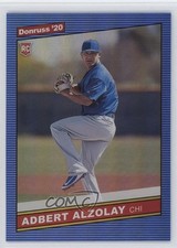2020 Panini Donruss Retro 1986 Variations Holo Blue Adbert Alzolay #258 07rd