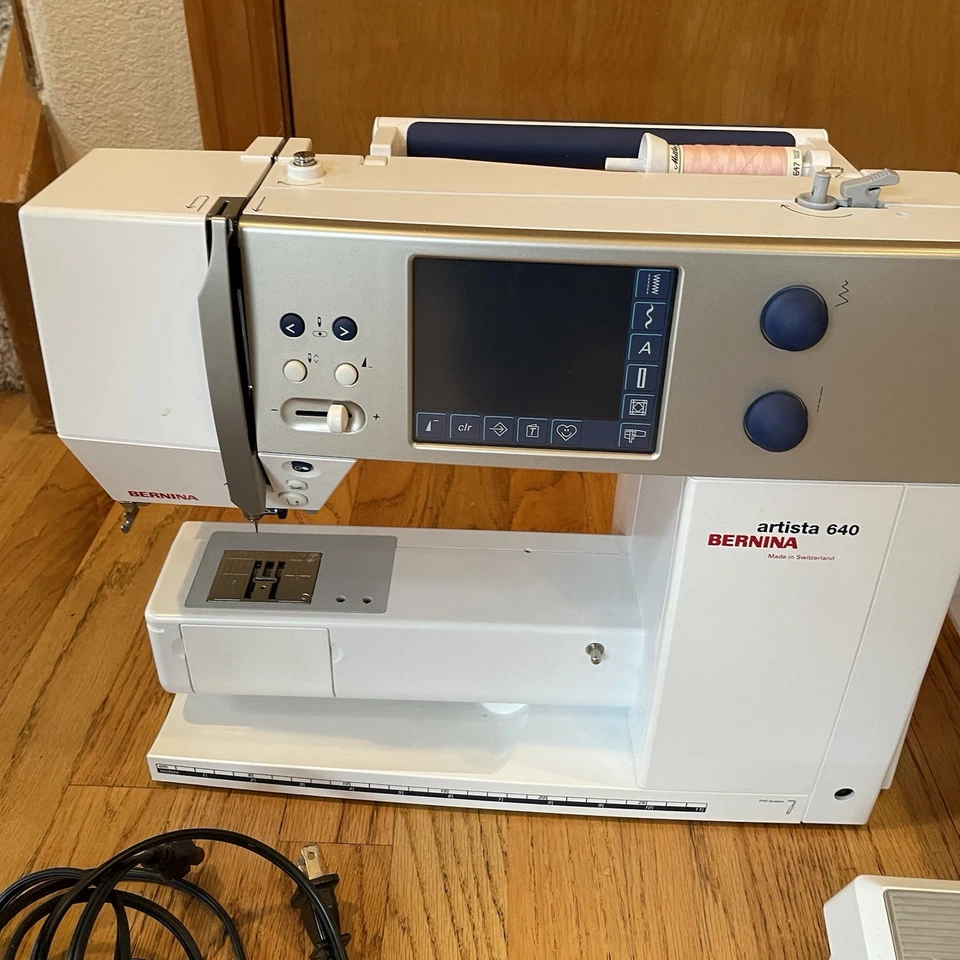 Bernina Artista 640 Sewing & Embroidery Machine w/ BSR, Software V5/V6 LOT - Image 2 of 4