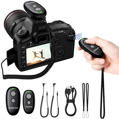 USB-Rechargeable Wireless Remote Shutter Release for Canon EOS RP R6 Rebel T7...