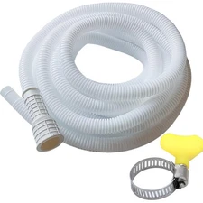 Air Conditioner Drain Hose Portable AC Drain Hose , with Connect Clamp,AC & D...